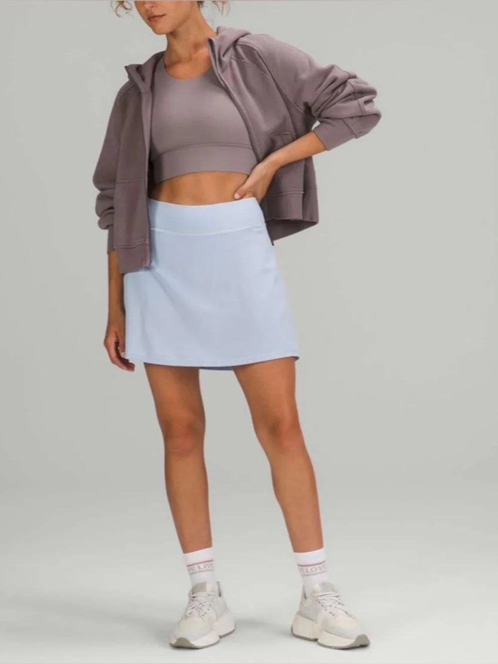 Lululemon  scuba oversized full sip  Lunar rock size s/m